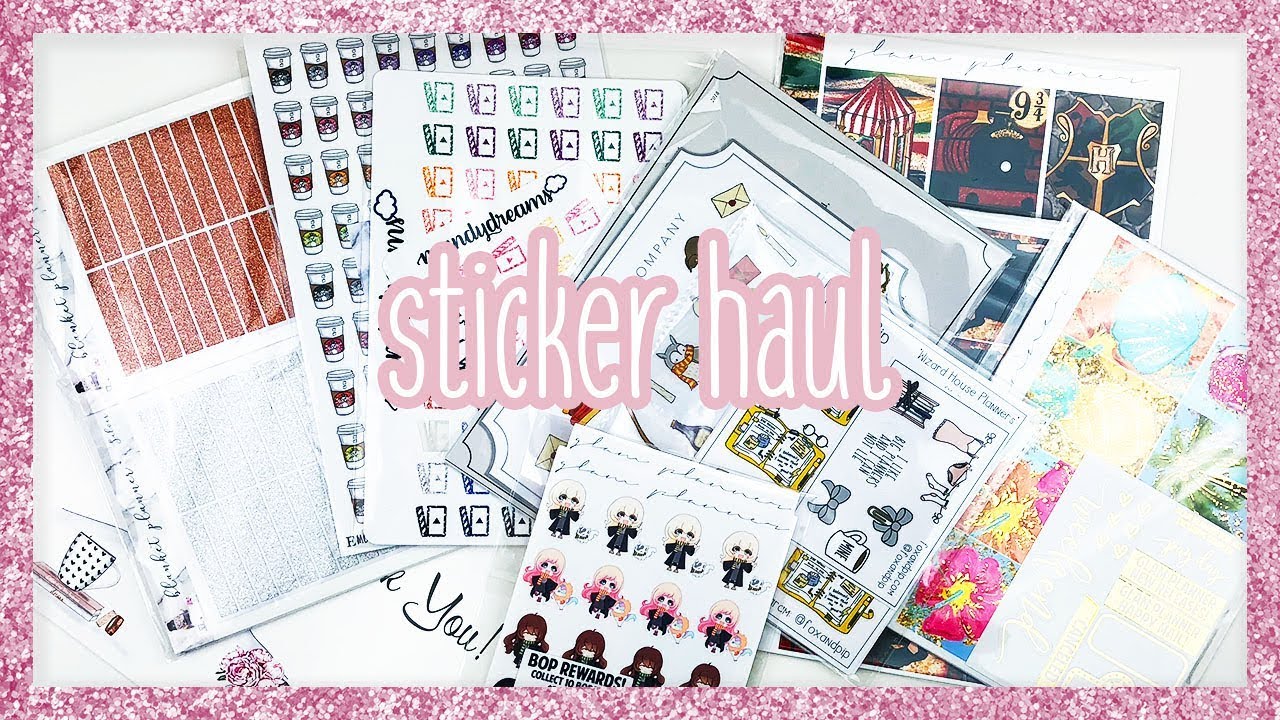 Sticker Haul ♡ BlanketPlanner, PigeonPaperCo, MandyDreams, Fox&Pip + GlamPlanner