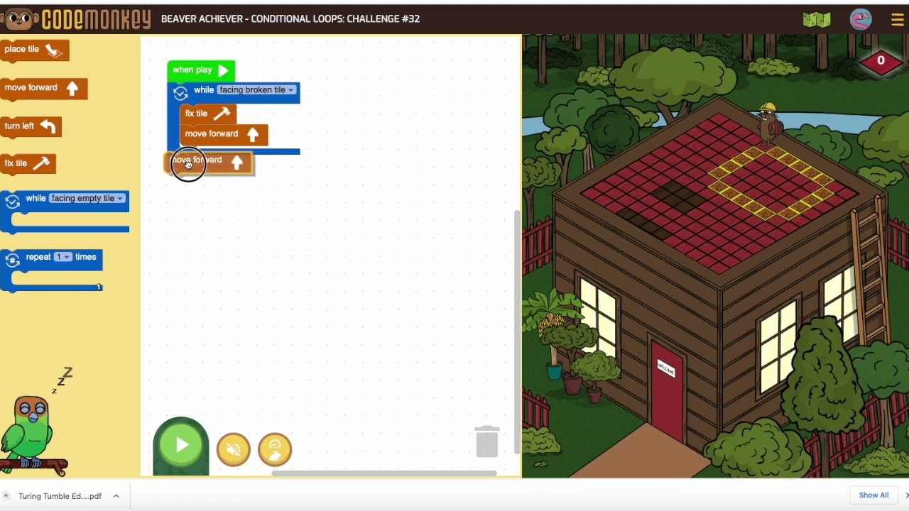 Beaver Achiever Conditional Loops 32