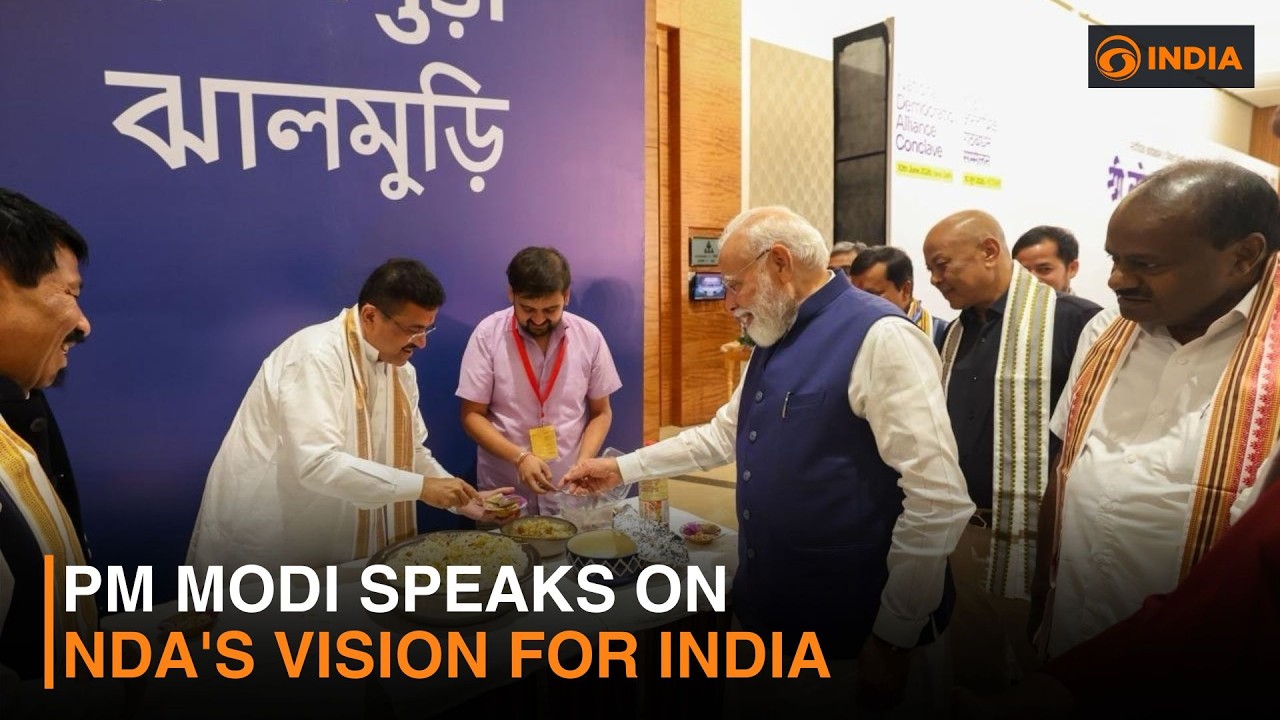 PM Modi Delivers Key Remarks at NDA Conclave & more news | DD India Live | 7:30 PM IST