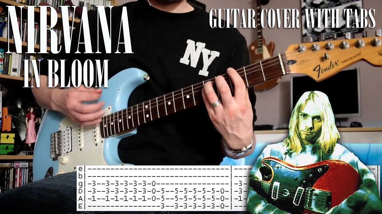 Nirvana - In Bloom - кавер на гитаре с табулатурами