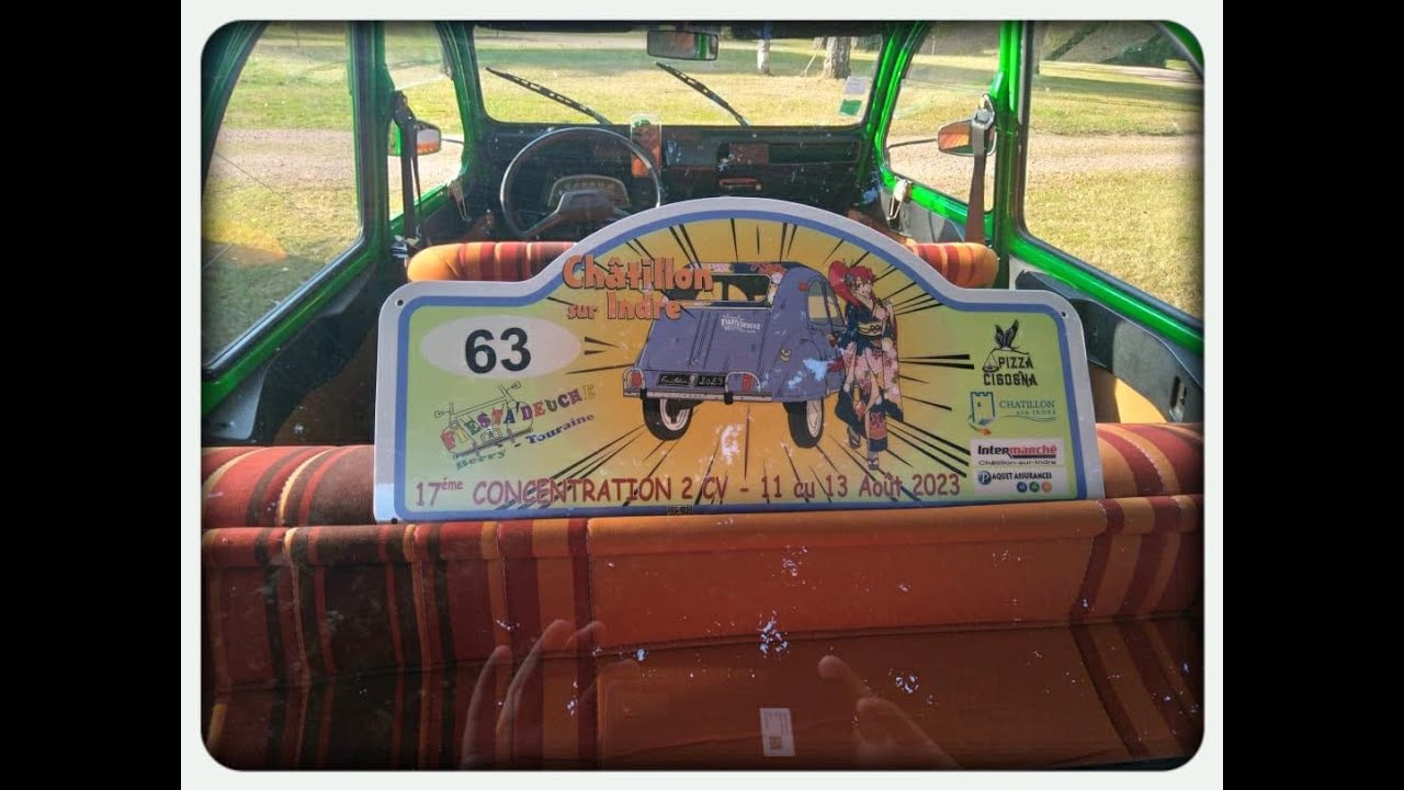 17eme concentration 2CV Fiestadeuche Chatillon sur Indre 2023