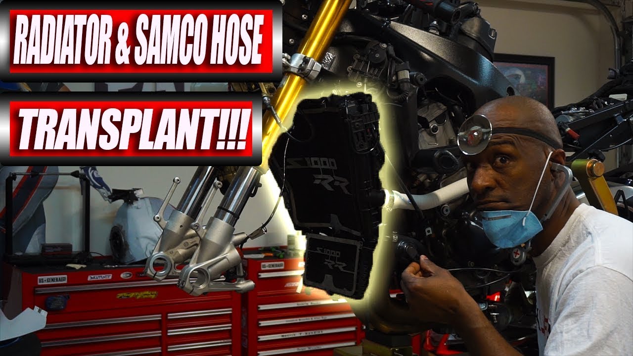 S1000RR Track Bike Build, Part 10: Radiator & Hose Transplant