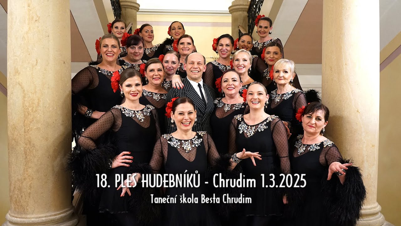 18. PLES HUDEBNÍKŮ  v Chrudimi - 1.3.2025 - FIBICHŮV SÁL - TANEČNÍ ŠKOLA BESTA Chrudim