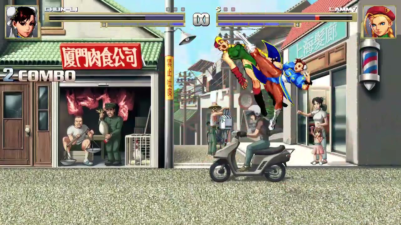 BEST MUGEN FIGHTS CHUN-LI VS CAMMY