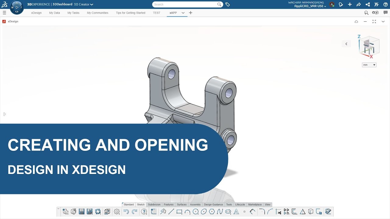 Creating and Opening Design in xDesign / การสร้างและการเปิด xDesign