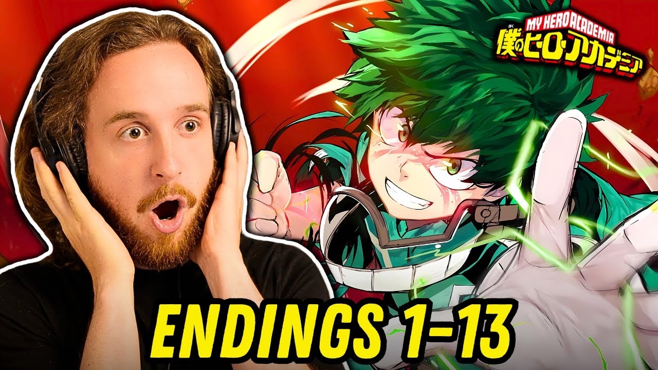 Only Bangers🔥 MY HERO ACADEMIA Endings 1-13 REACTION