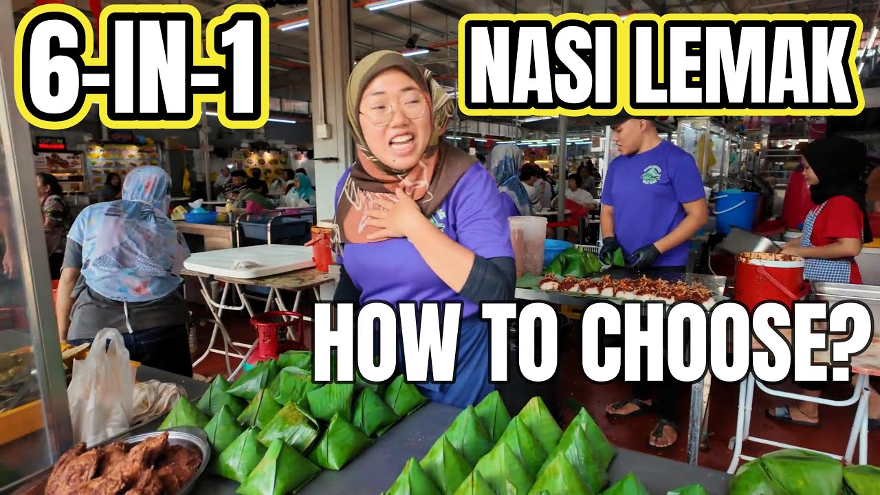 6-in-1 Delicious Combo Nasi Lemak at Wakzee Nasi Lemak, Macalister Road Penang: Which one to choose?