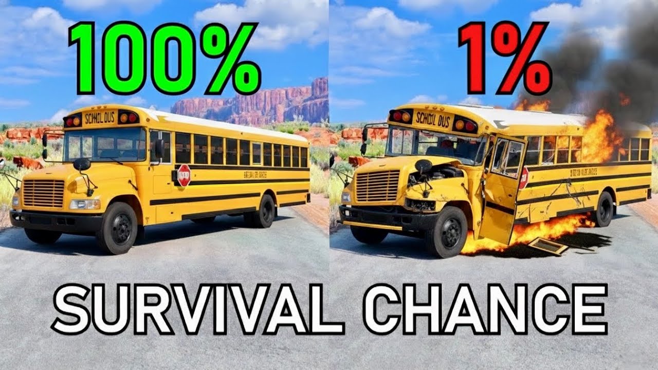 Realistic Survival Chance Crash Testing Ep.30 | BeamNG.drive