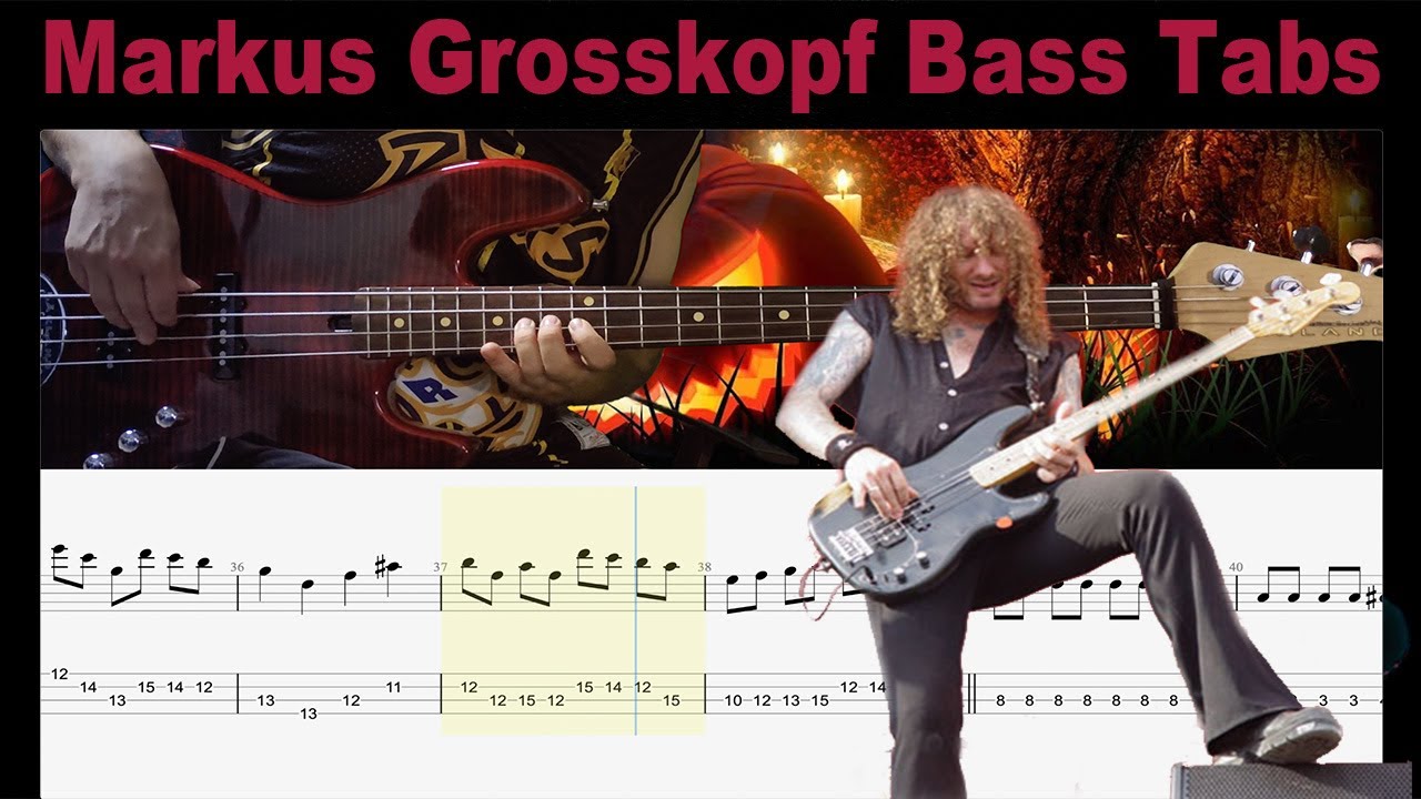 Helloween - Eagle fly free BASS COVER (with Tabs and Sheet)