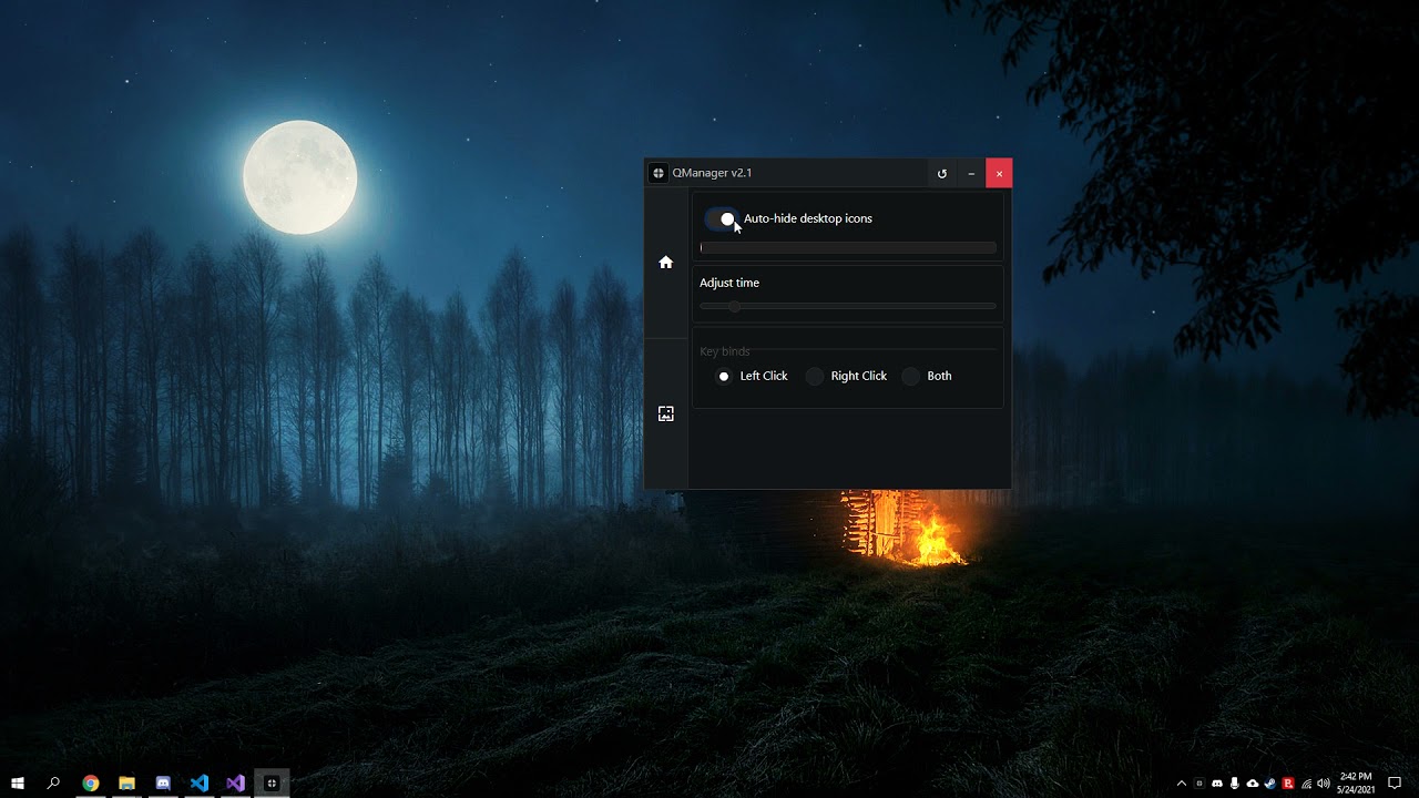 Chromium embedded framework & QManager (Desktop Icons test)