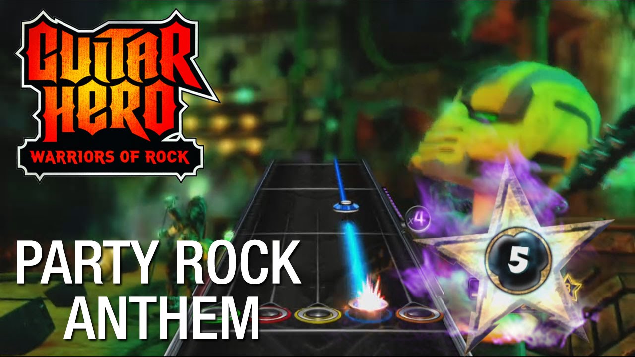 Guitar Hero Warriors of Rock - Party Rock Anthem [Custom Song] by LMFAO (Expert) - 100% FC