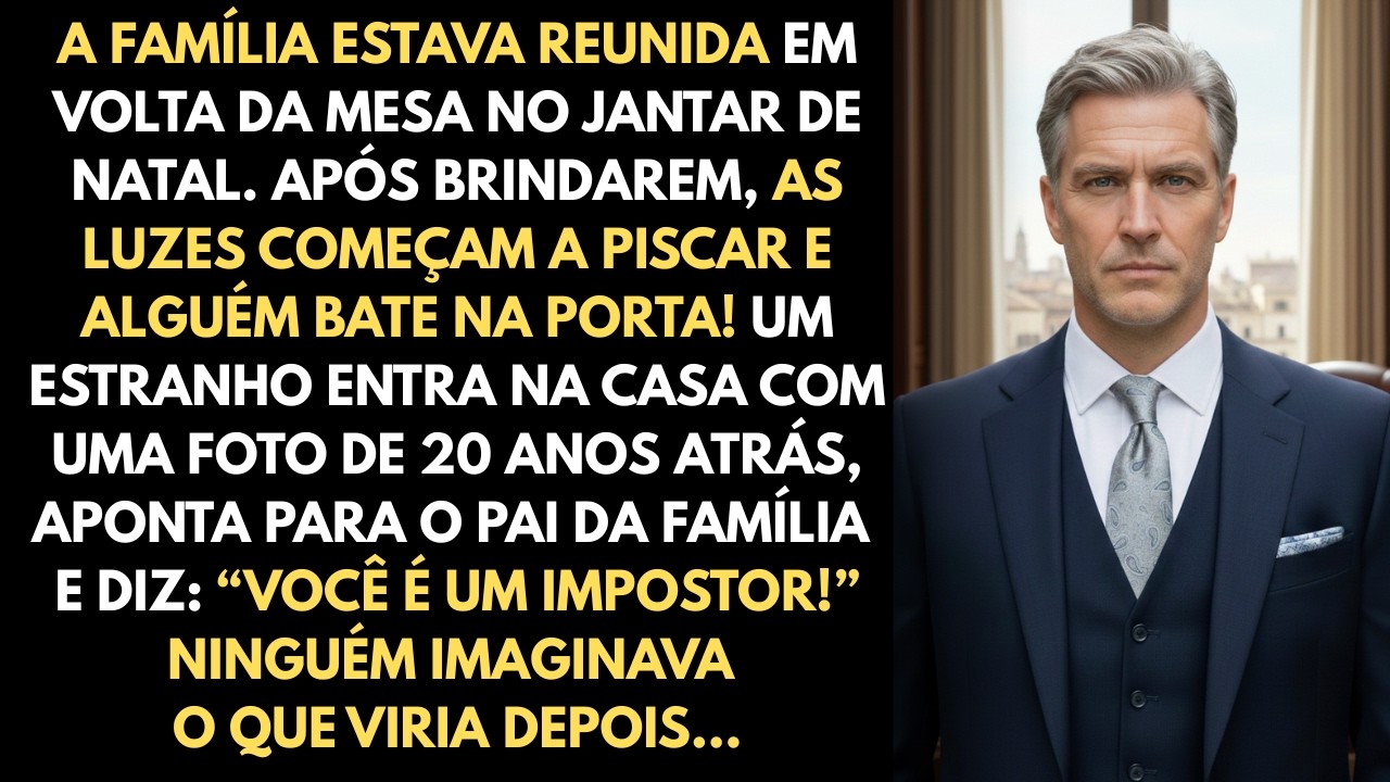 Um estranho invade o jantar de natal e revela um segredo que nunca deveria vir à tona!
