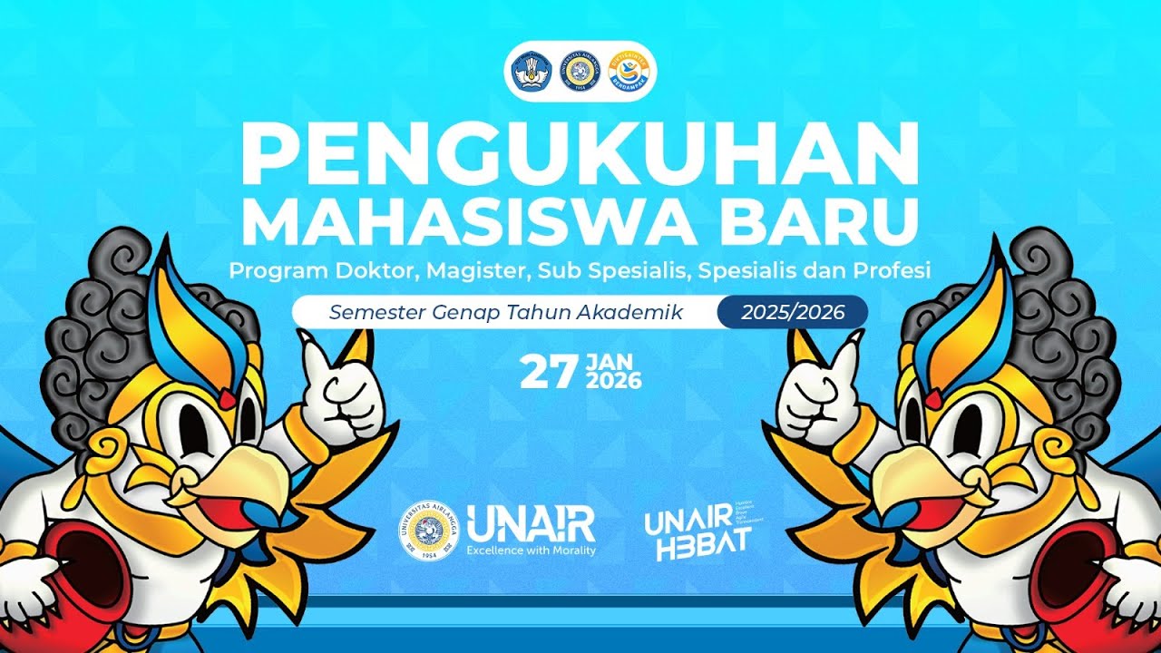 PENGUKUHAN MAHASISWA BARU PROGRAM DOKTOR MAGISTER SUB SPESIALIS | SPESIALIS DAN PROFESI