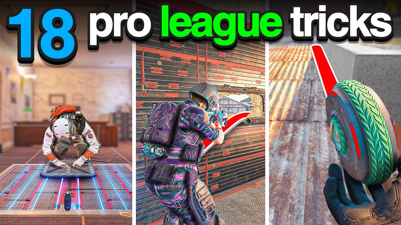 18 INSANE PRO LEAGUE Tricks you NEED TO USE on Siege in 2025