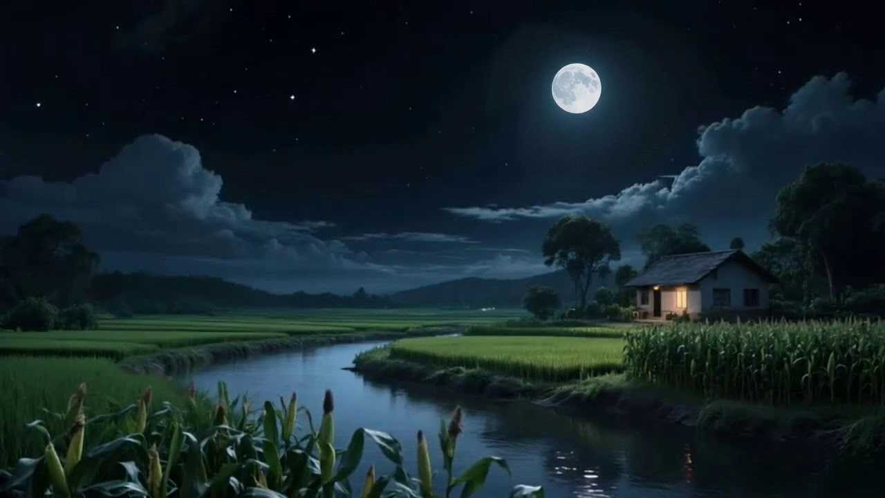 Peaceful Night 🌑Healing of Stress,Anxiety and Depressive States,Stop Overthinking,sleep Calm 11
