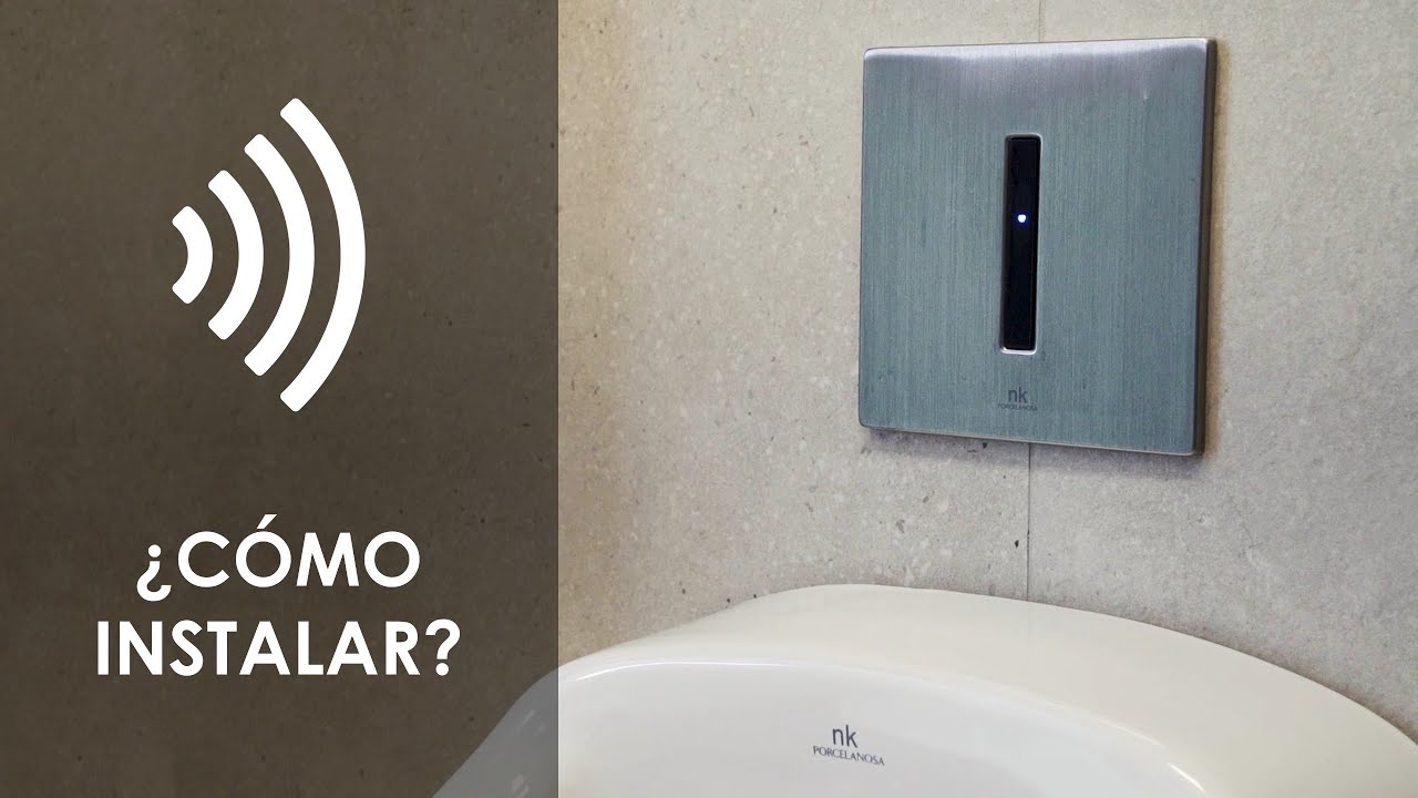 Instalación de las válvulas de descarga con sensor