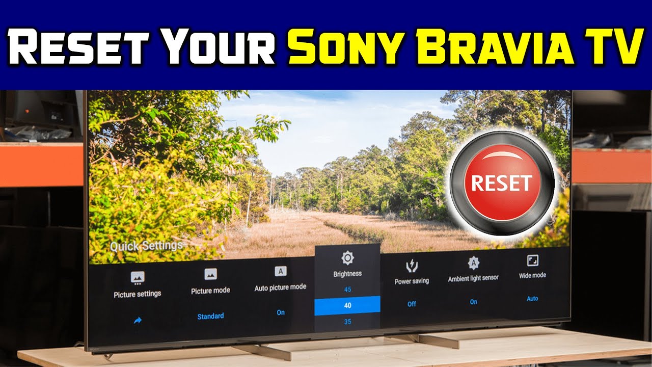 Как сбросить настройки телевизора Sony Bravia: советы по устранению неполадок