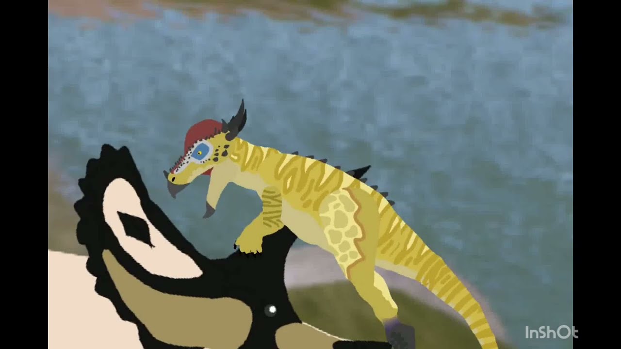 Triceratops STOMPS THROUGHT THE FIRST SERVER TIKE GAMEPLAY (#thecursedisle) tike vs Arabic