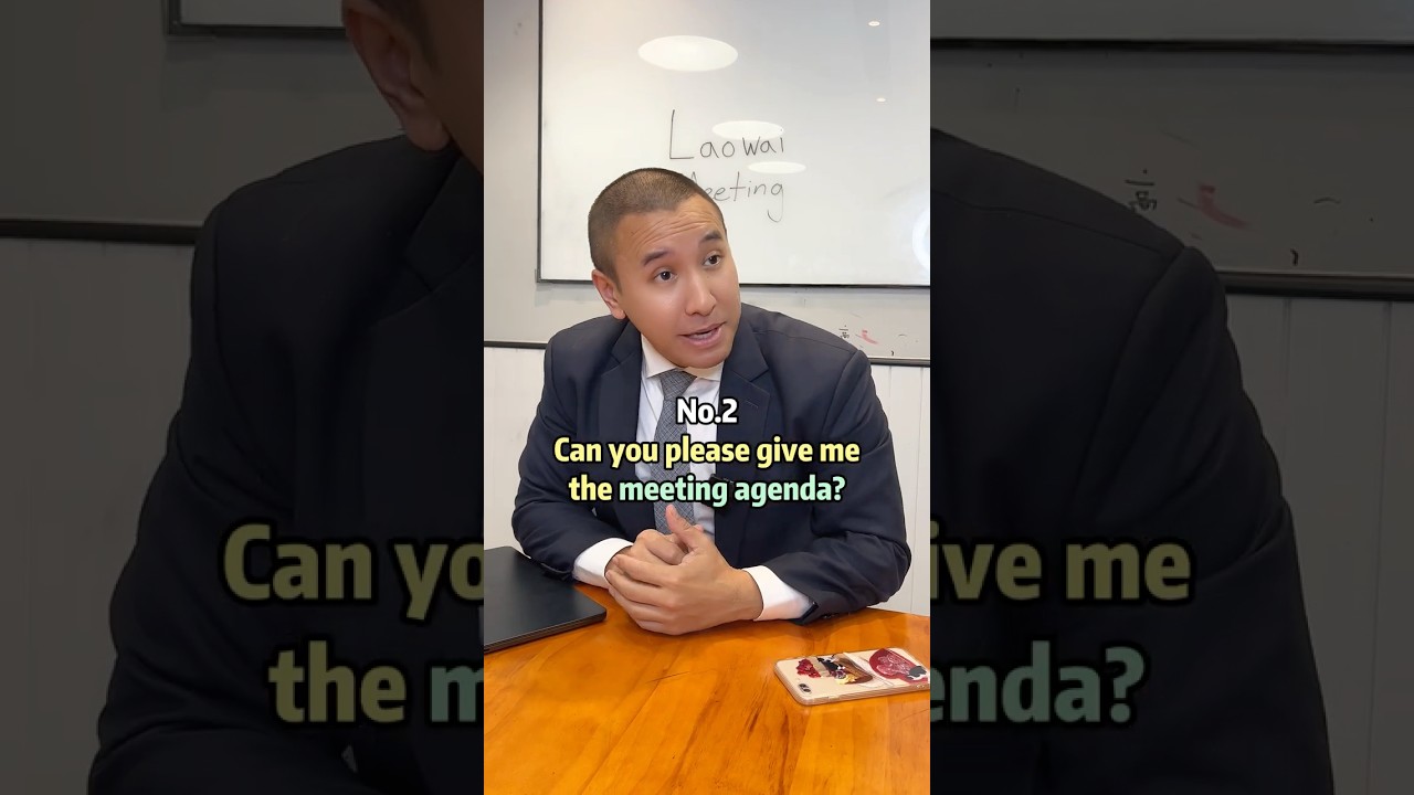 Useful Business Meeting English #learnenglish #english