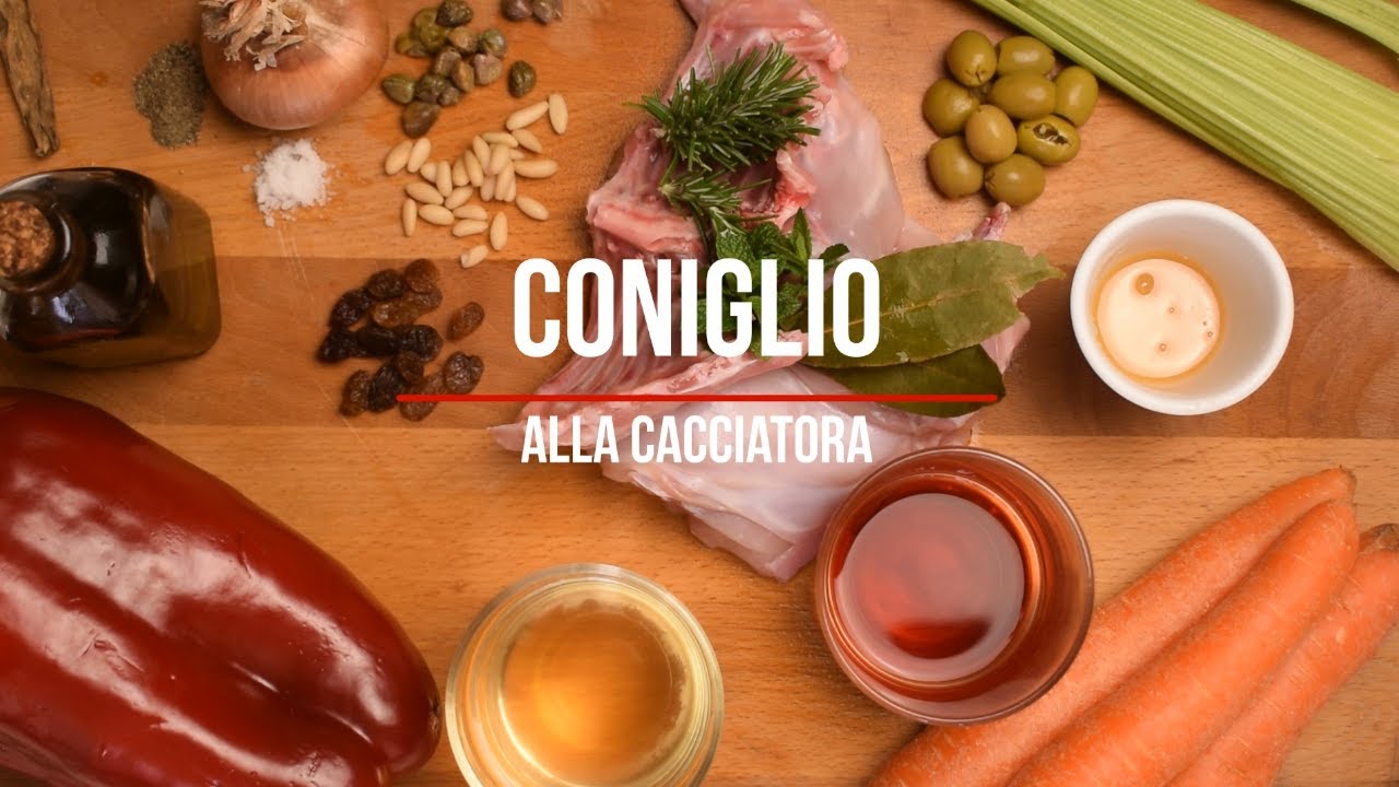 Coniglio alla cacciatora - Rabbit Cacciatore