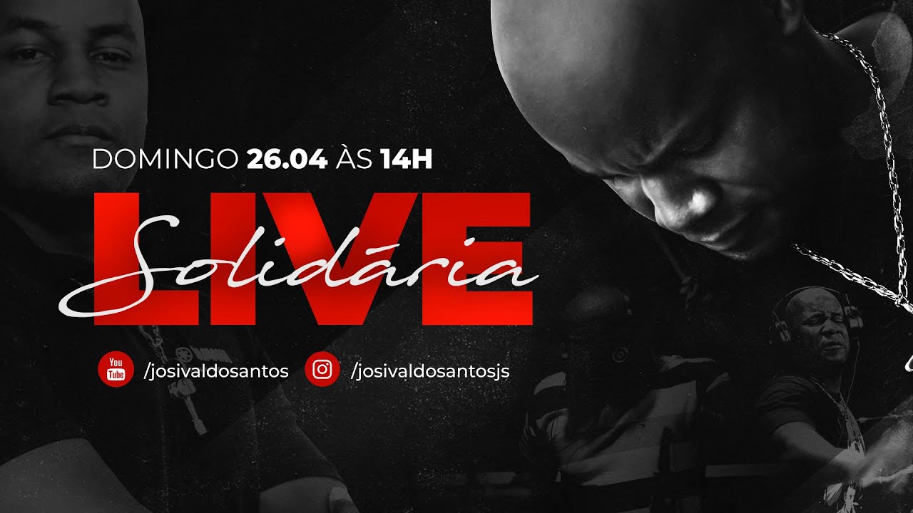 LIVE | Josivaldo Santos #fiqueEmCasa e Groova #comigo - Doações ativas - #liveSolidaria
