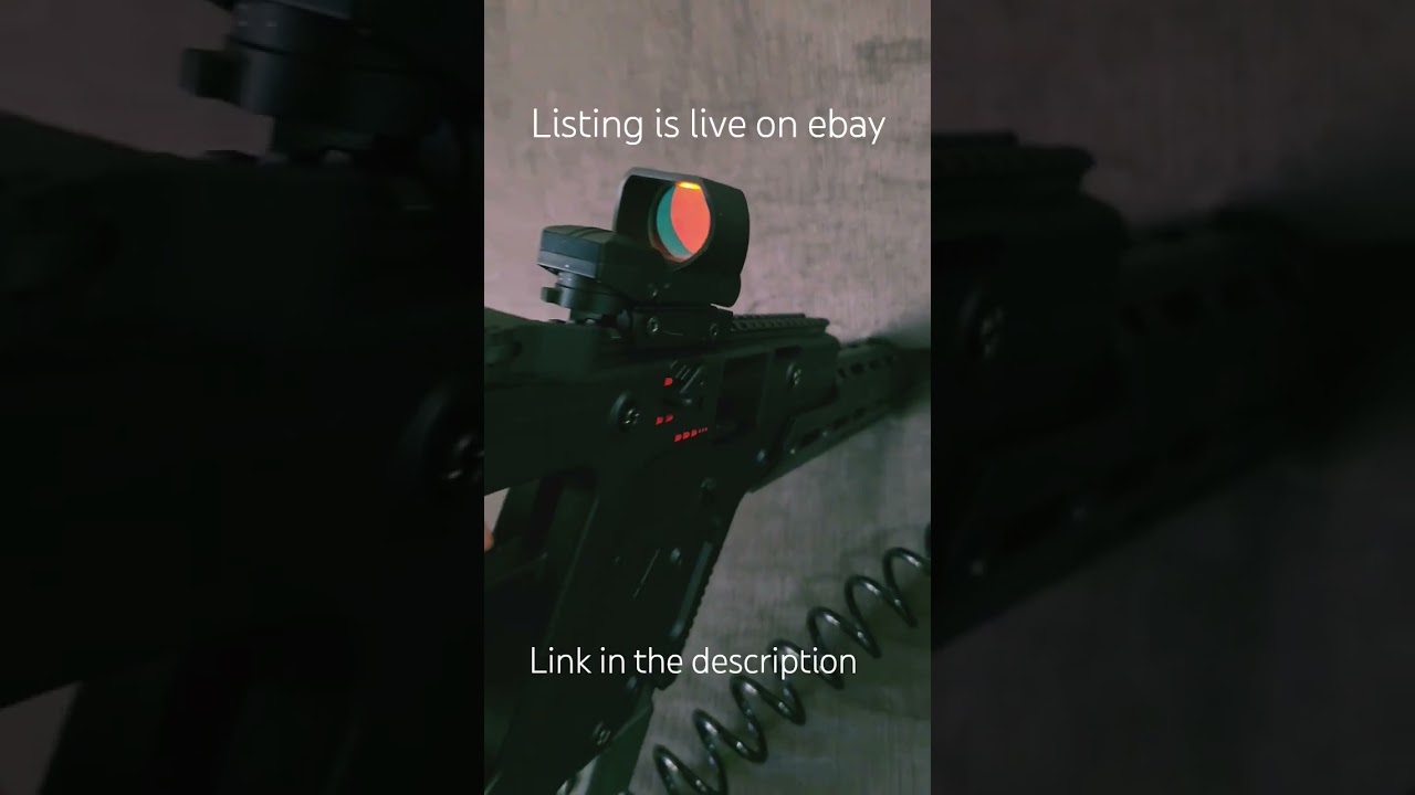 Custom Kriss Vector GBBR airsoft replica - Tracing and smoking  