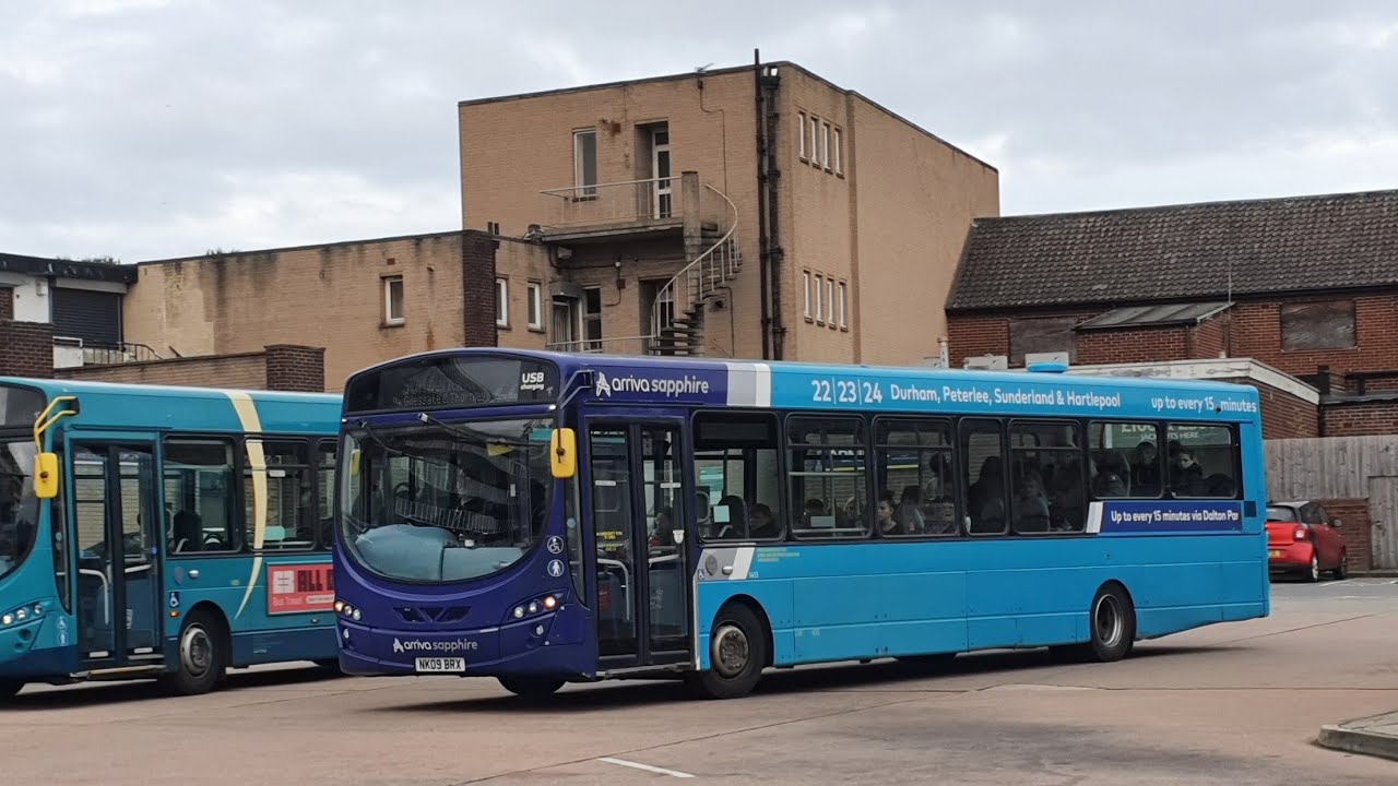 Refurbished: Route 22 | NK09BRX/1413 - Arriva North East: VDL SB200/Wright Pulsar 2