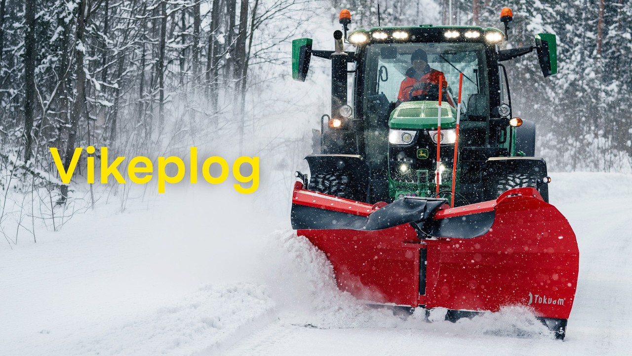 God skraping med Tokvam vikeplog