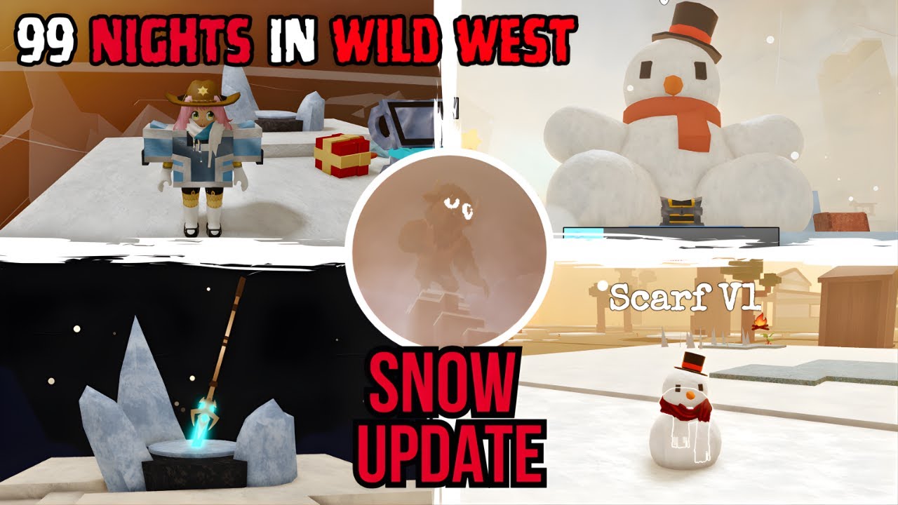 99 Nights in the Wild West🎄- Snow Mountain ALL UPDATE - Roblox