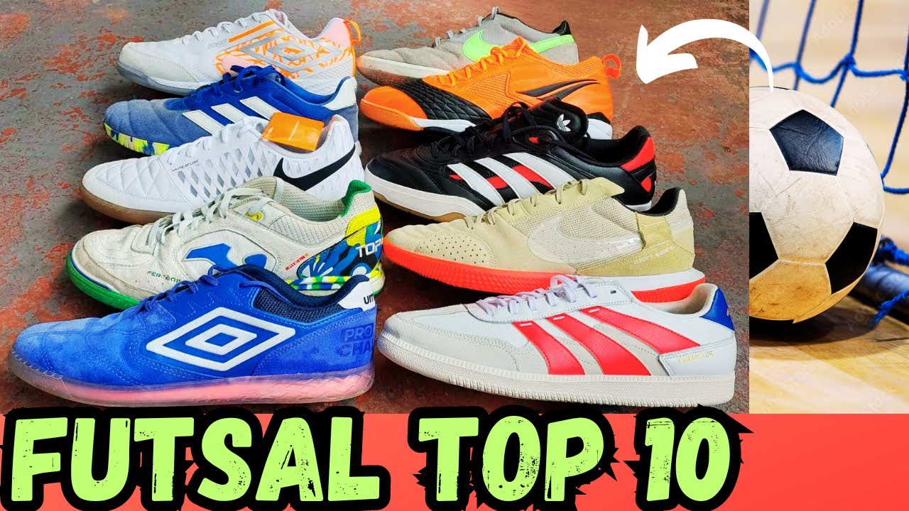 MELHORES CHUTEIRAS E TÊNIS DE FUTSAL 2024 COM QUAL VC JOGARIA? ADIDAS NIKE UMBRO JOMA PENALTY TOP 10