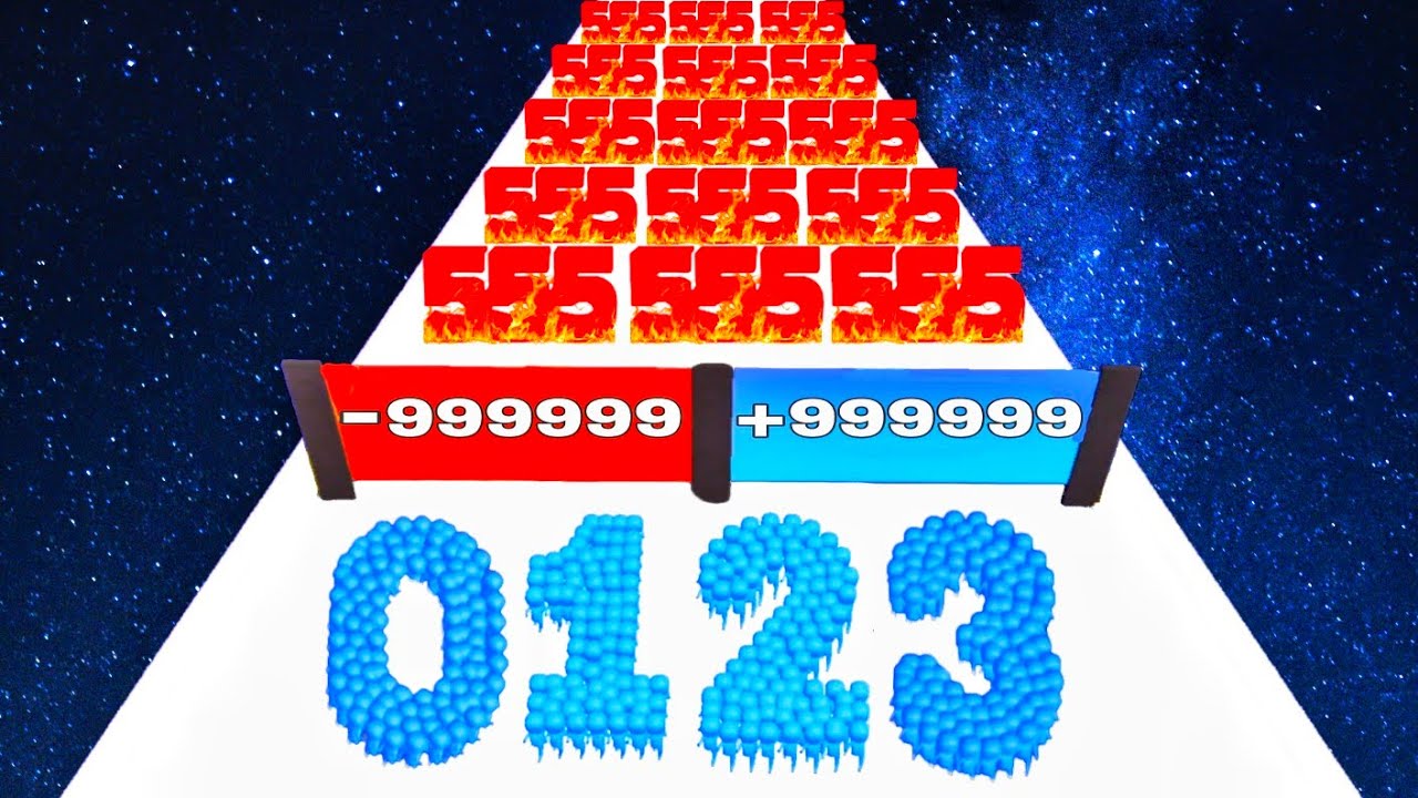 Number Master vs Crowd Number Run 3D - ASMR Video Gameplay (New Update) Max Level