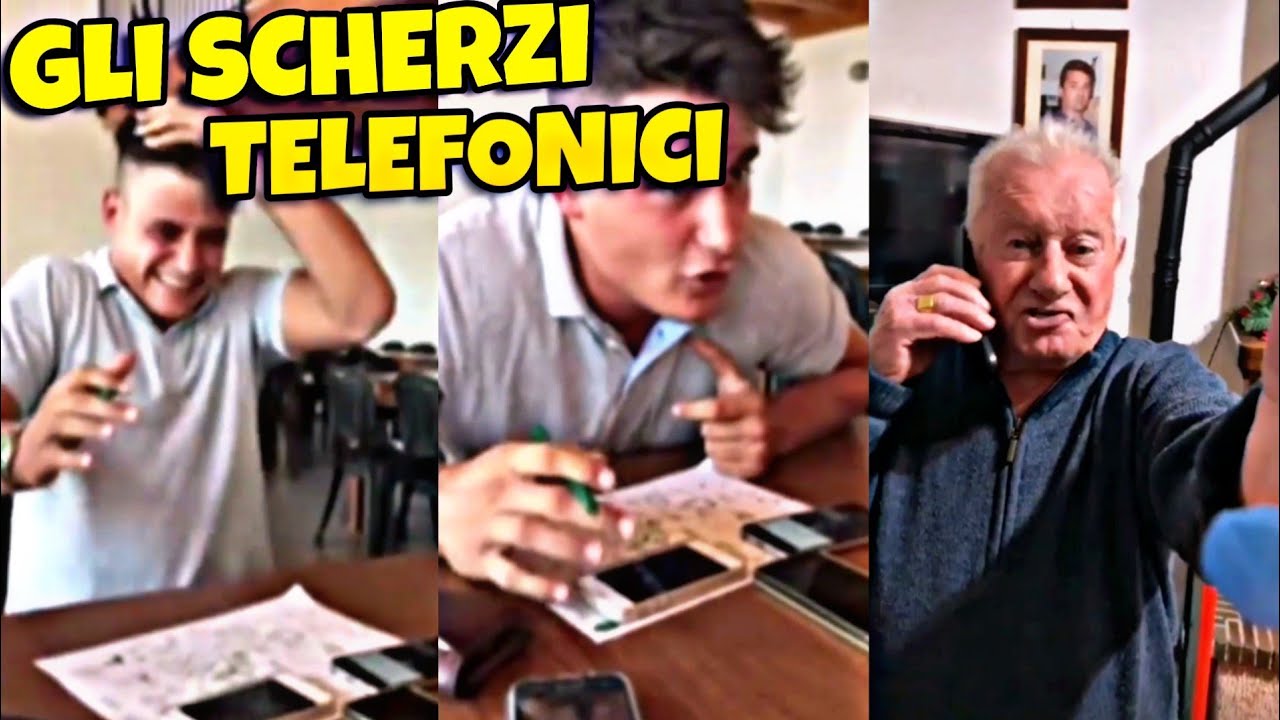 Tutti gli SCHERZI al telefono a NONNO FAUSTINO