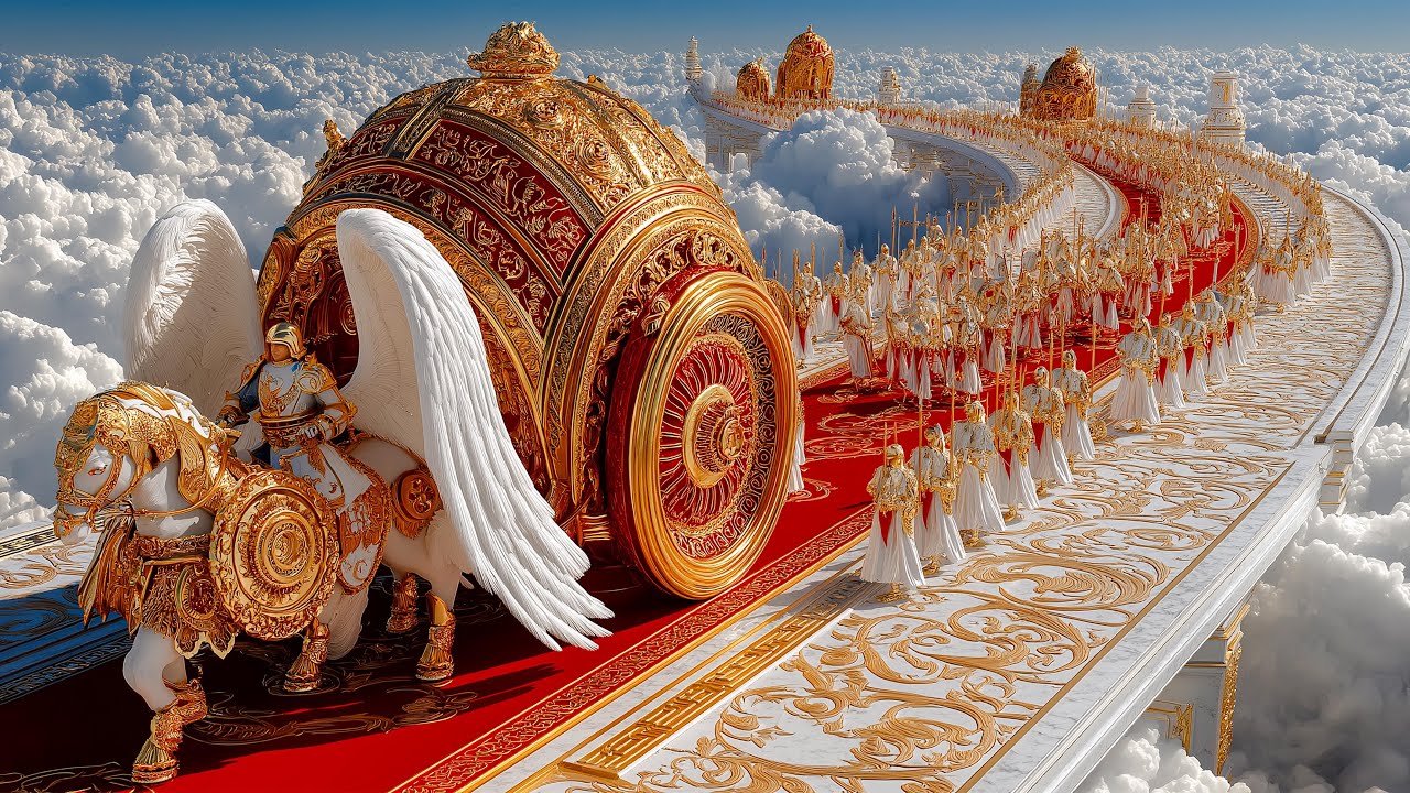 The Royal Chariot of Heaven | Epic Celestial Procession in 4K
