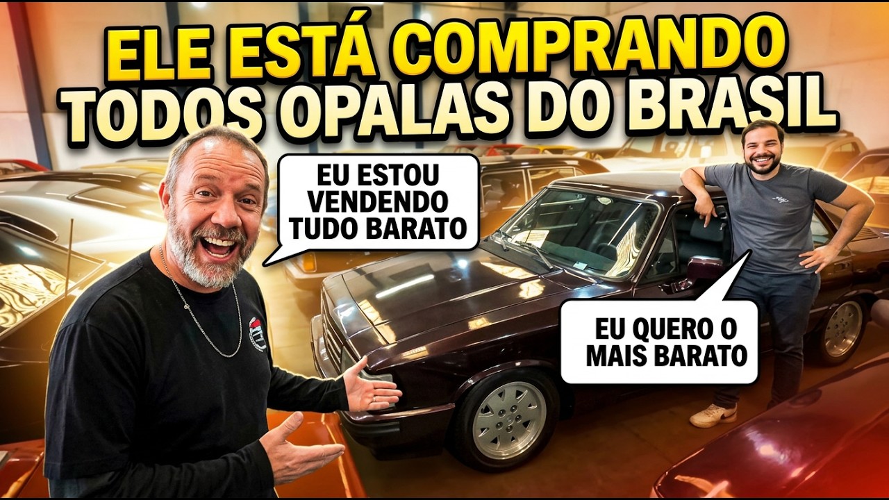 Um galpão com centenas de Opalas!