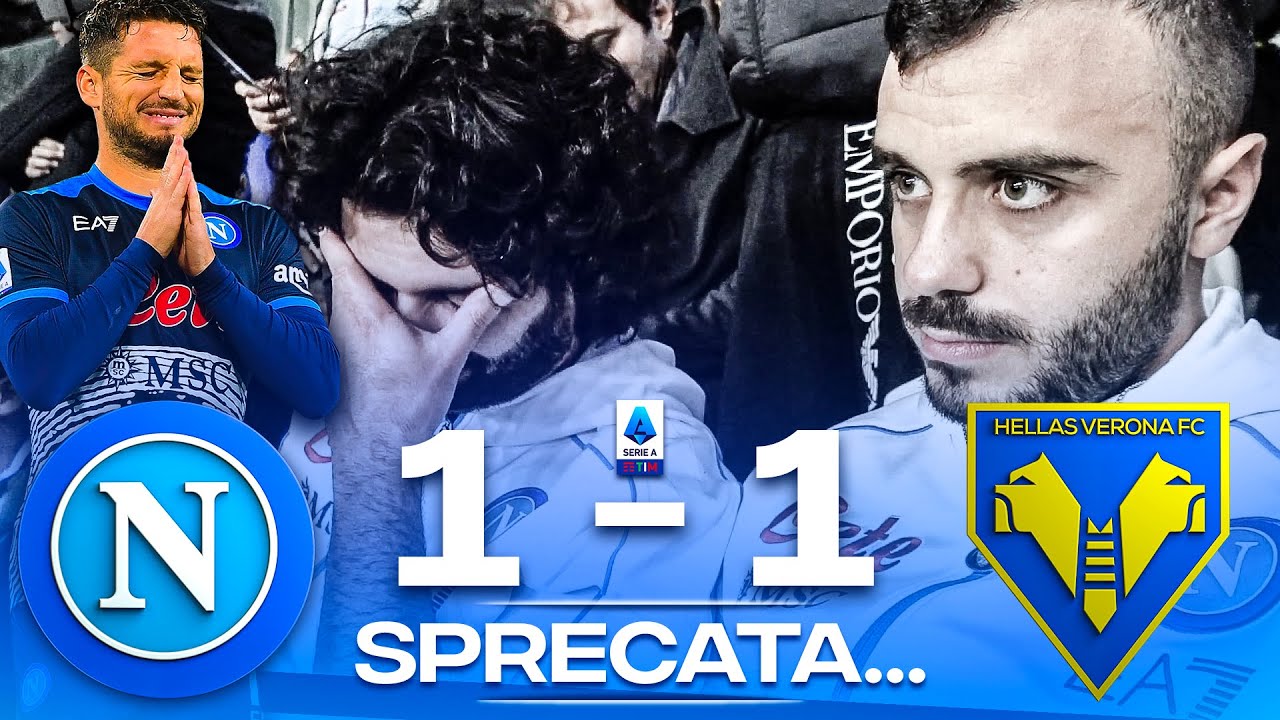 😩 SPRECATA… NAPOLI 1-1 VERONA | LIVE REACTION NAPOLETANI AL MARADONA HD