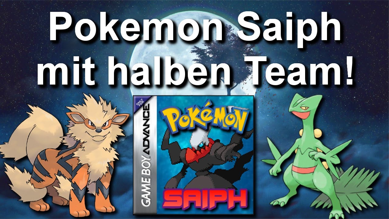Kann man Pokemon SAIPH mit NUR einem HALBEN TEAM durchspielen? (+ Keine Items in Kämpfen)