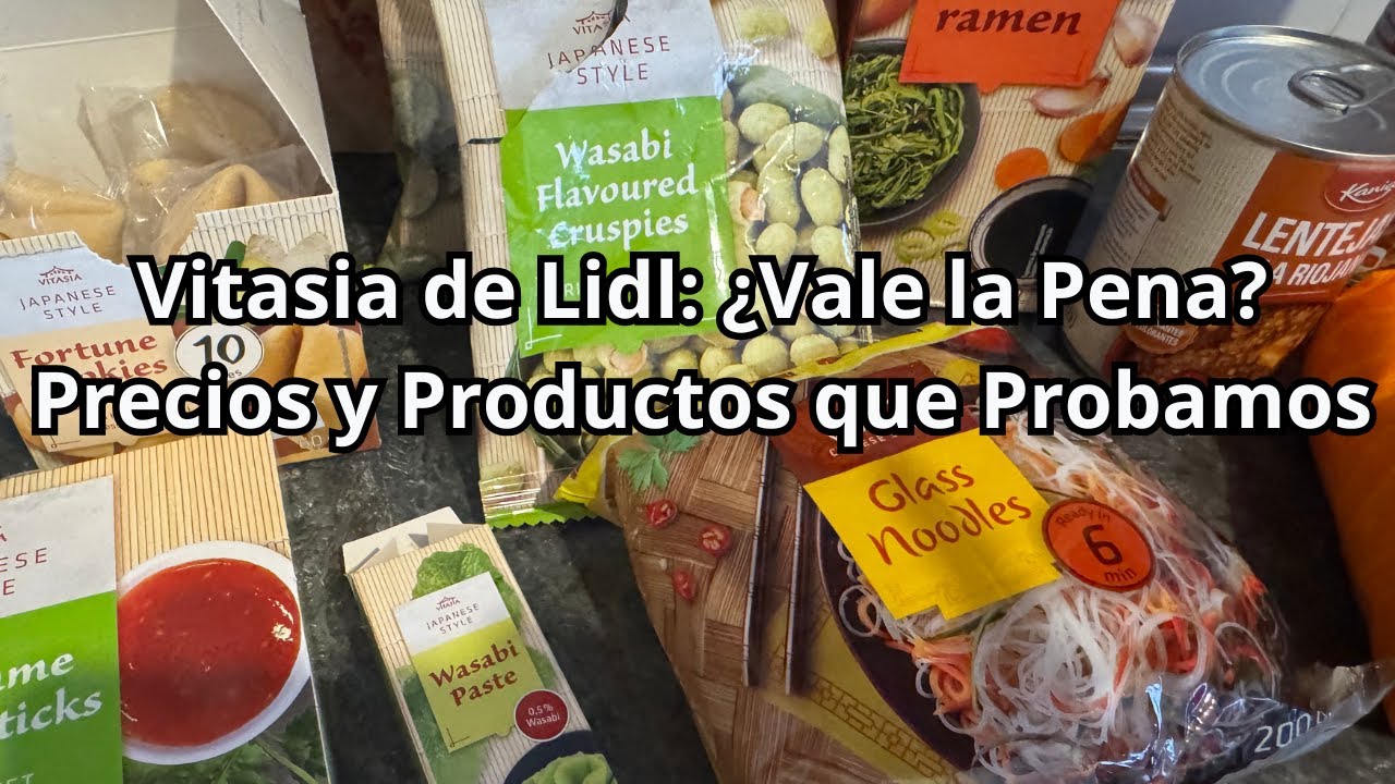 Tour por Lidl: Explorando los Productos Vitasia (&iexcl;y Nuestra Compra!)