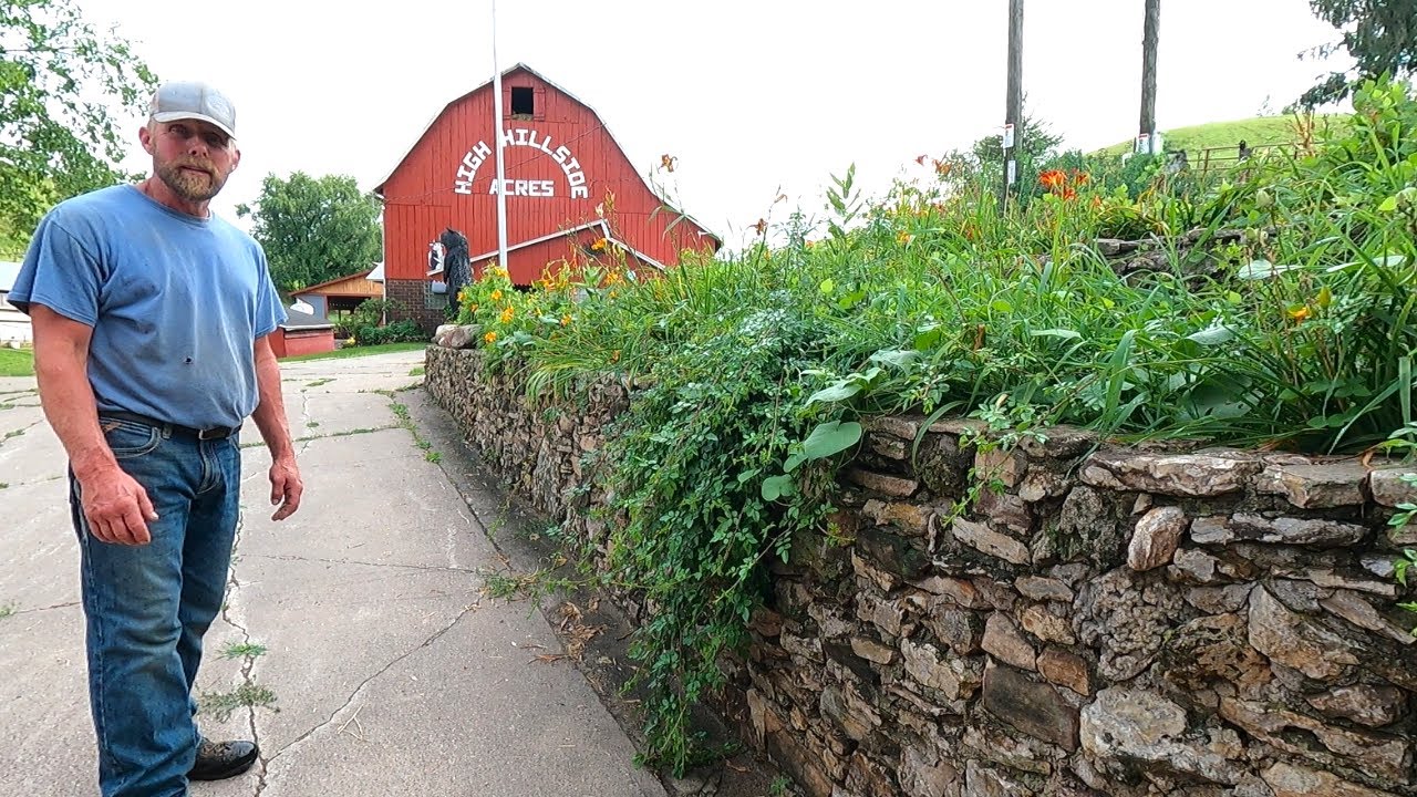 A Farm Built To Last Forever! Rock Walls On The Farm!