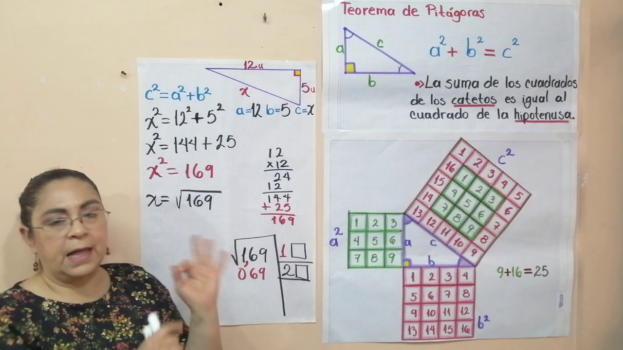 Aplicación Teorema de Pitágoras 01