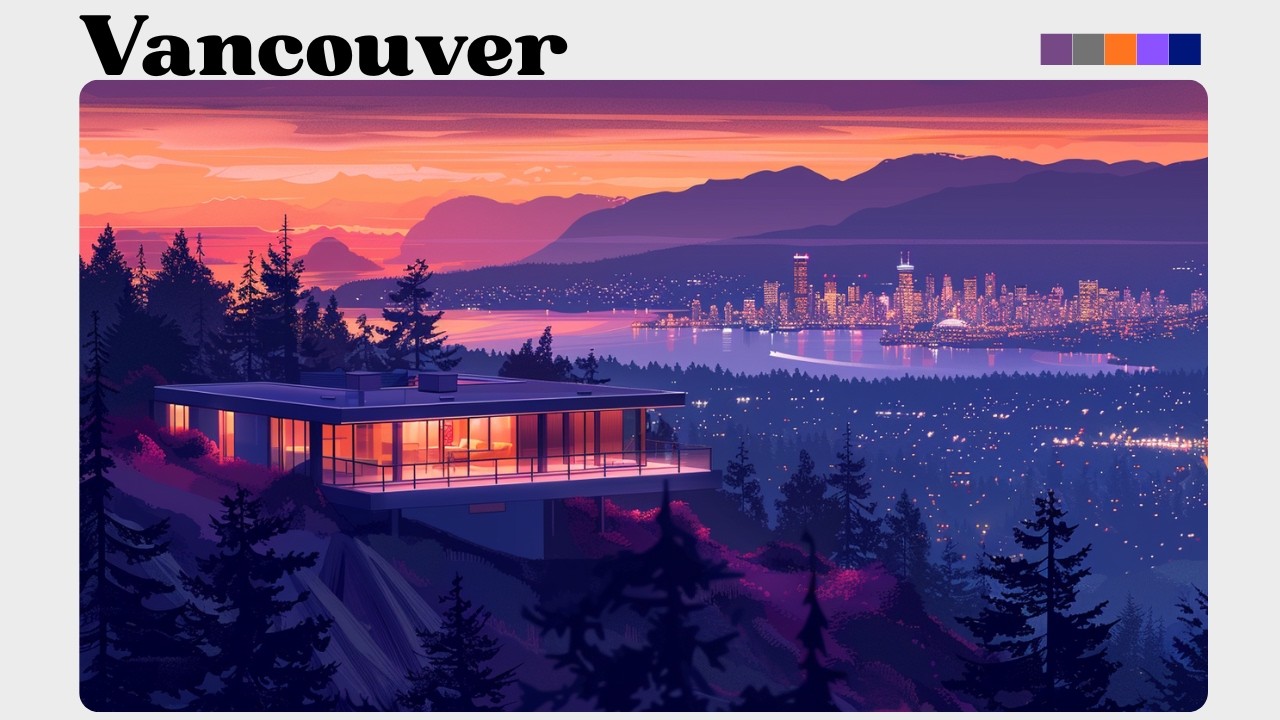 Jazz House Mix | Vancouver Hillside Residence | Kareem Ali Inspired | Focus & Night Lounge