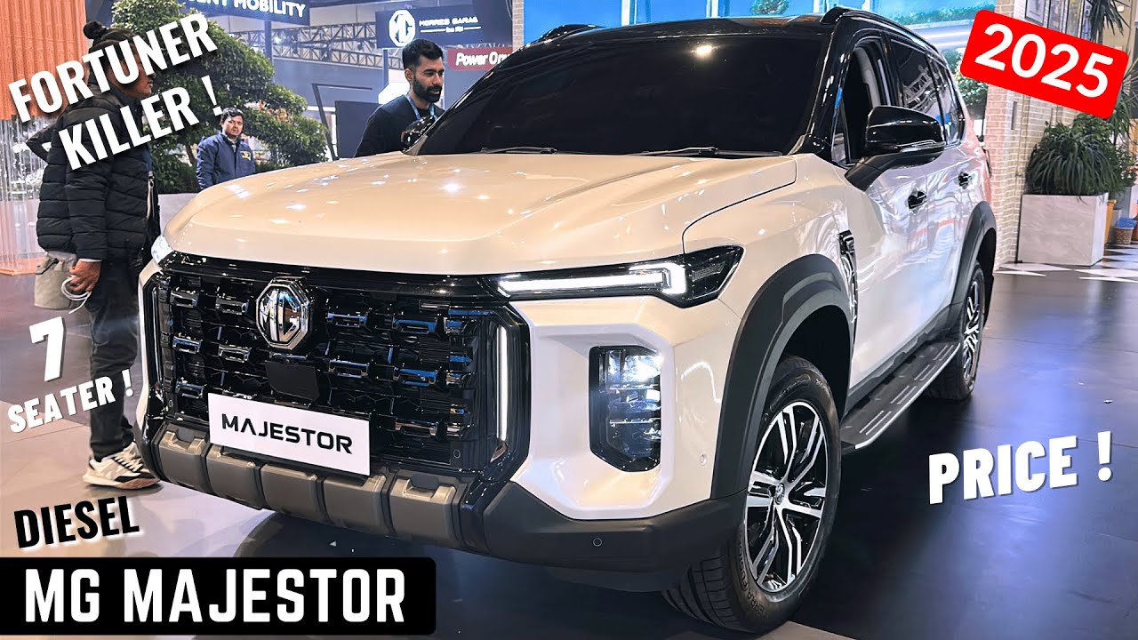 2025 MG Majestor AWD Diesel 7-Seater Premium SUV - Bigger Than Toyota Fortuner & Ford Endeavour 2025