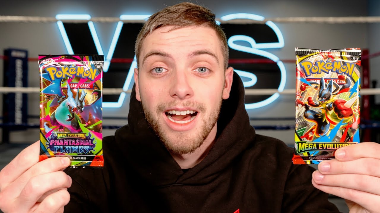 Phantasmal Flames VS Mega Evolution — 12 Packs Each, Who Wins?