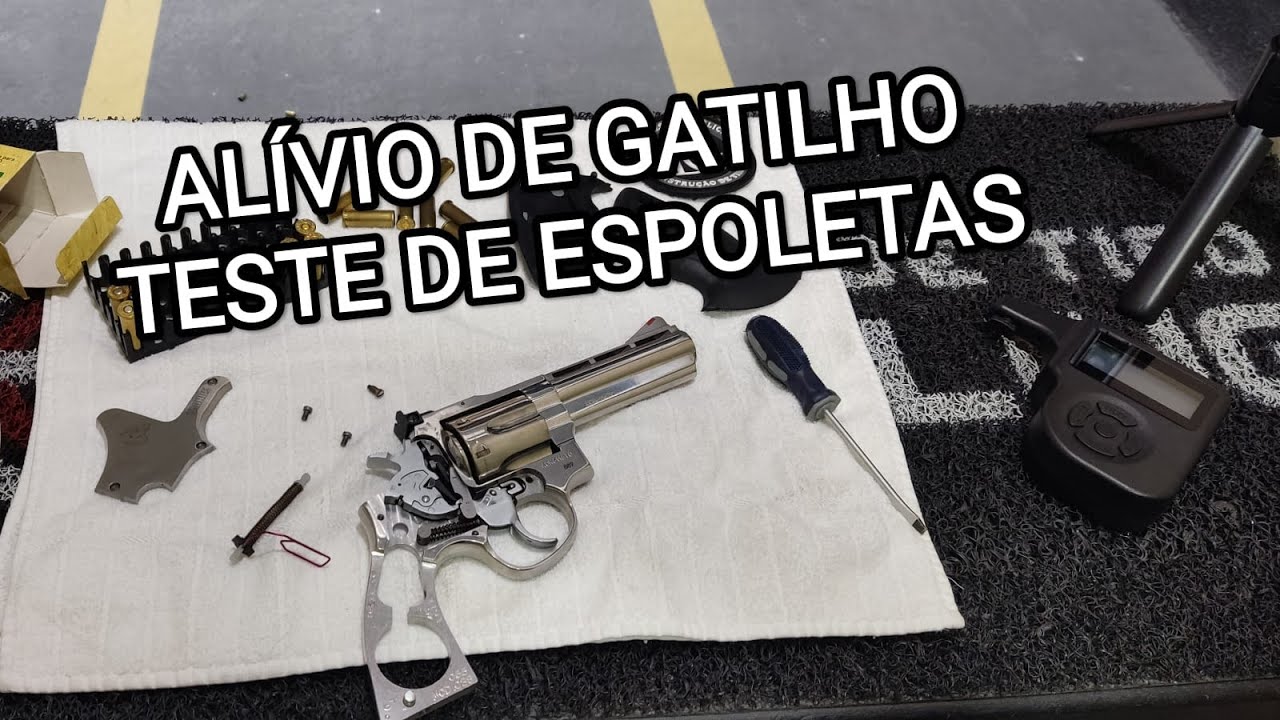 ALÍVIO DE GATILHO COM KIT DE MOLAS | TESTE DE ESPOLETAS