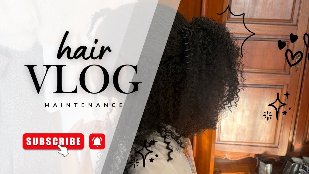 uma tentativa de colocar CURLY CLIP-INS || hair vlog