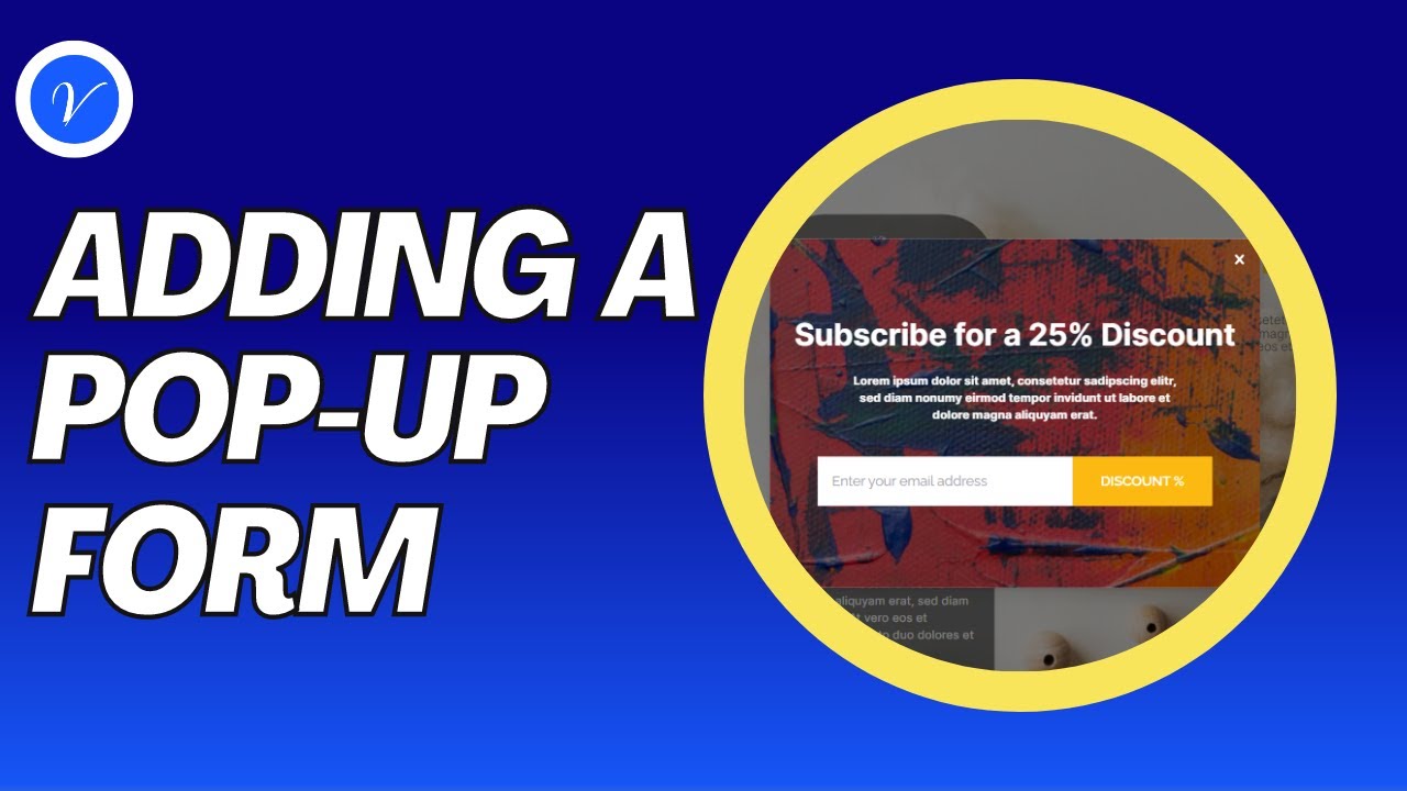 How to add a Pop Up subscription form to your website