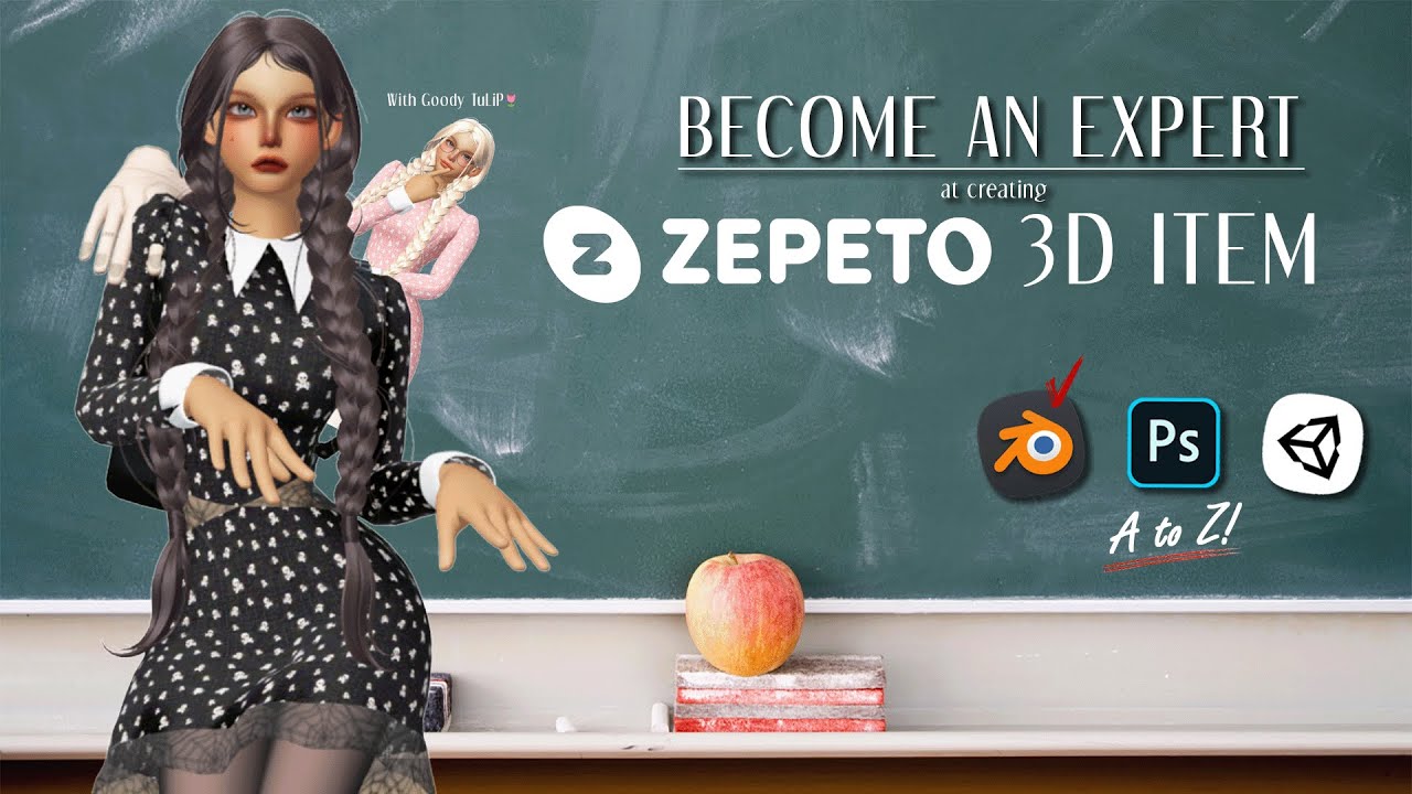 [ZEPETOR CLASS]_TuLiP🌷_Ch.3 Long Sleeve Top (Rigging & Object masking)