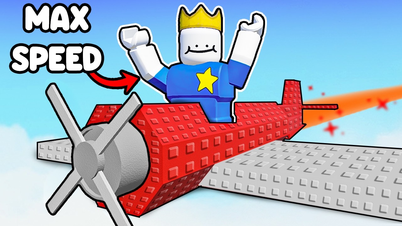 building the MOST OP plane in Roblox build a plane...