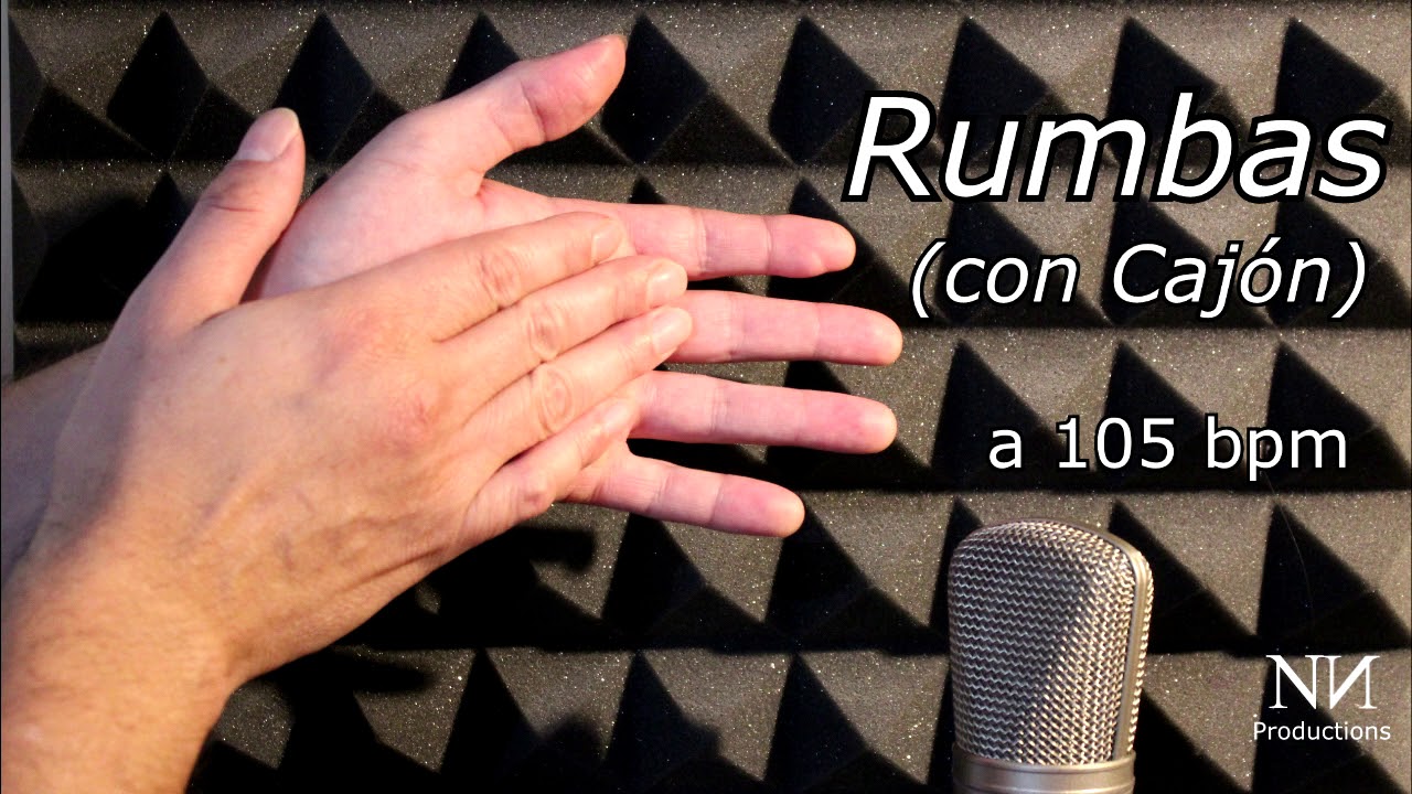 Compás Por Rumbas a 105 bpm. (con Cajón)