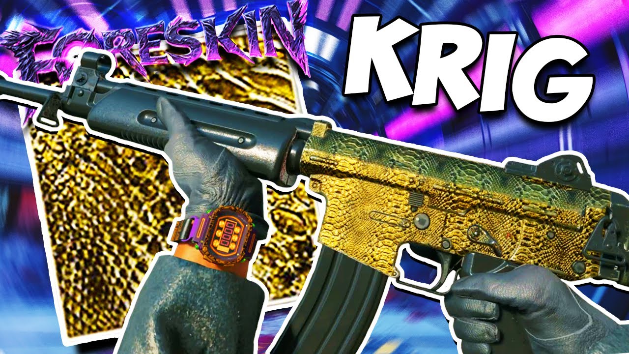The Krig is NICE in Zombies (Cold War Zombies Gold Viper Krig 6)