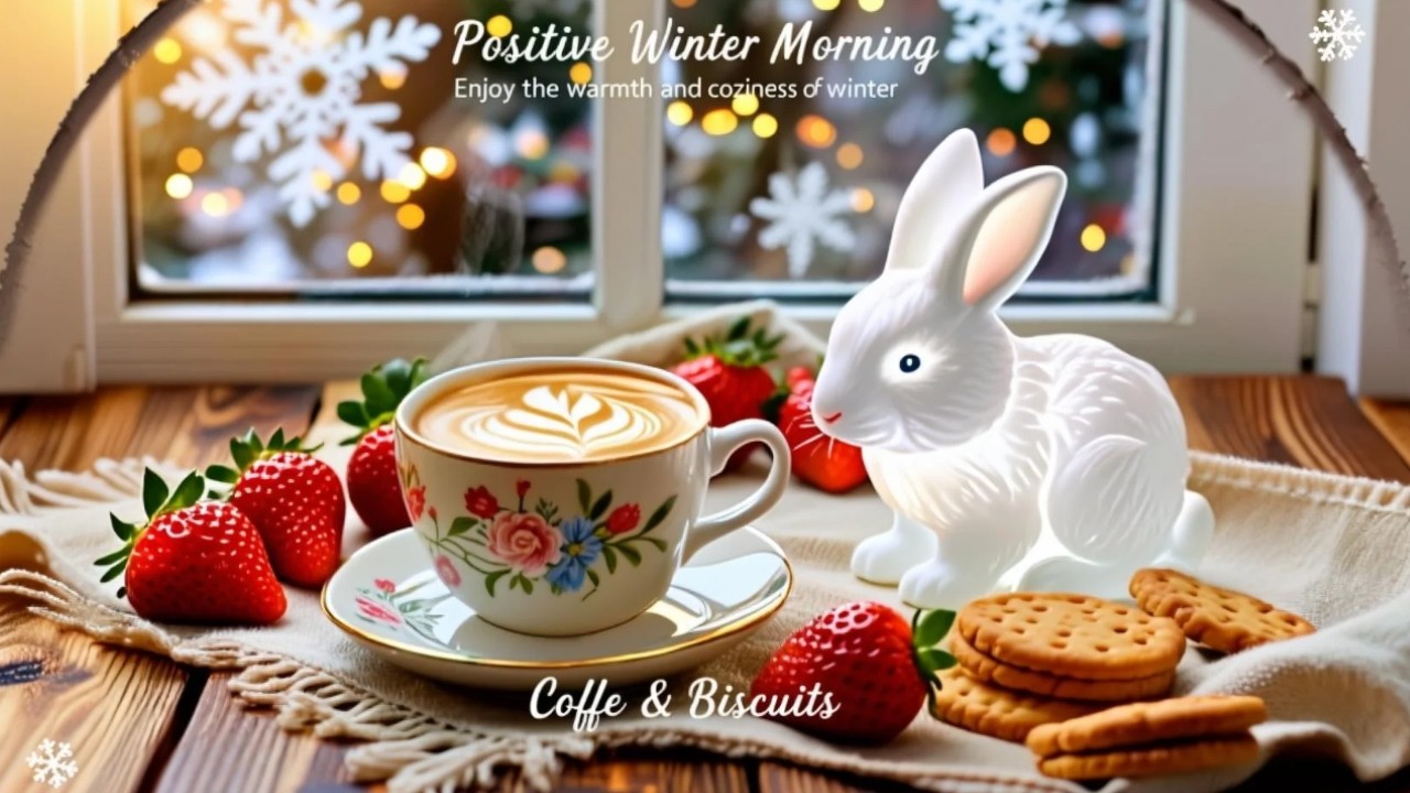 February Jazz ☕ Positive Winter Morning Café Jazz & Sweet Bossa Nova Piano for Uplifting Day